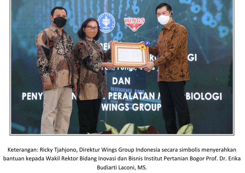 Wings Group Indonesia Dukung Lahirnya Unit Laboratorium Pengujian Virus Pertama di Indonesia untuk Pengujian Produk PKRT dan Alkes