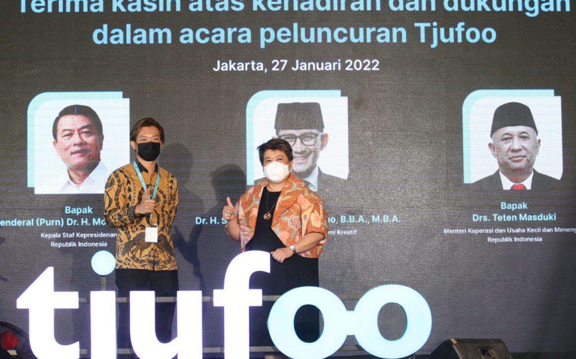 Moeldoko, Teten dan Sandiaga Sambut Kolaborasi Sarinah & Tjufoo, Pionir startup aggregator Brand Lokal