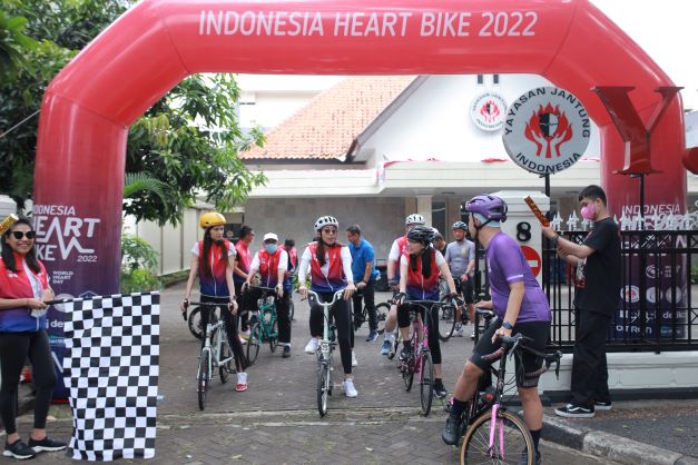 Yayasan Jantung Indonesia Menyelenggarakan Indonesia Heart Bike 2022 Dalam Memperingati Hari Jantung Sedunia
