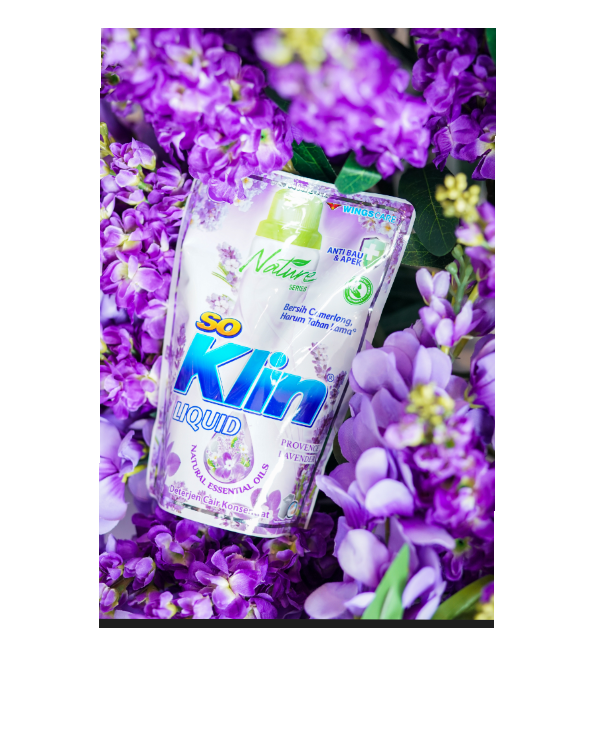 Pertama di Indonesia Wings Care SoKlin Liquid Nature Series Provence Lavender, Natural Essential Oil