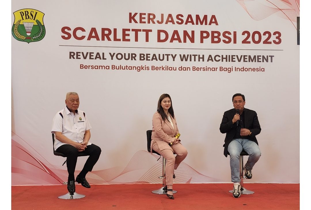 Scarlett Perkuat Kemitraan Dengan PBSI di 2023, Lanjutkan Semangat Dukung Prestasi Atlet Bulutangkis Indonesia