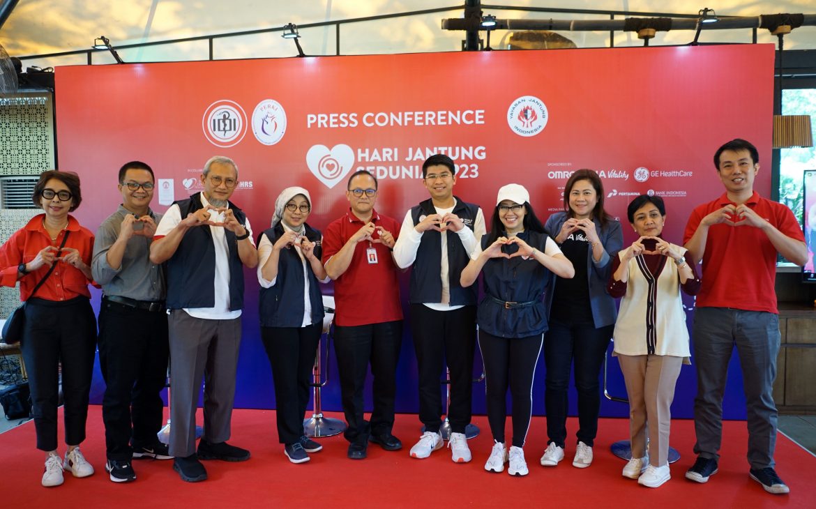 Peringati Hari Jantung Sedunia 2023, (PERKI) dan Yayasan Jantung Indonesia (YJI) Mengajak Masyarakat untuk Ikut Mengambil Peran dalam Pencegahan Penyakit Jantung