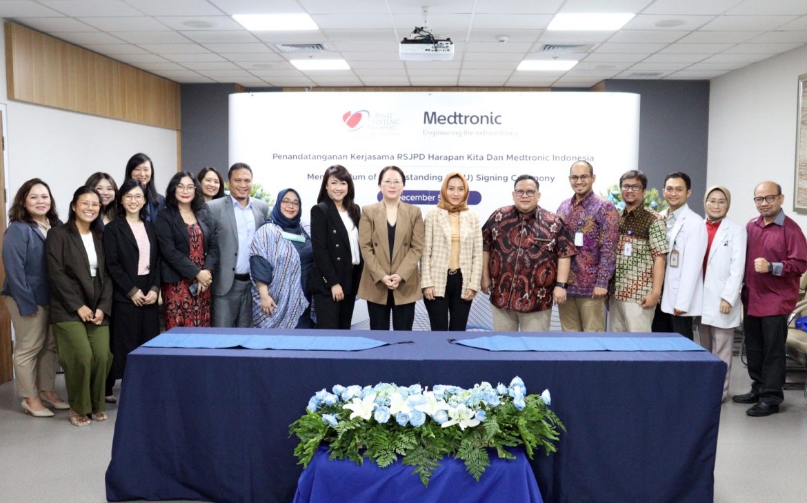 RS Jantung dan Pembuluh Darah Harapan Kita dan Medtronic Berkolaborasi Tingkatkan Layanan dan Kemampuan Kesehatan Kardiovaskular di Indonesia