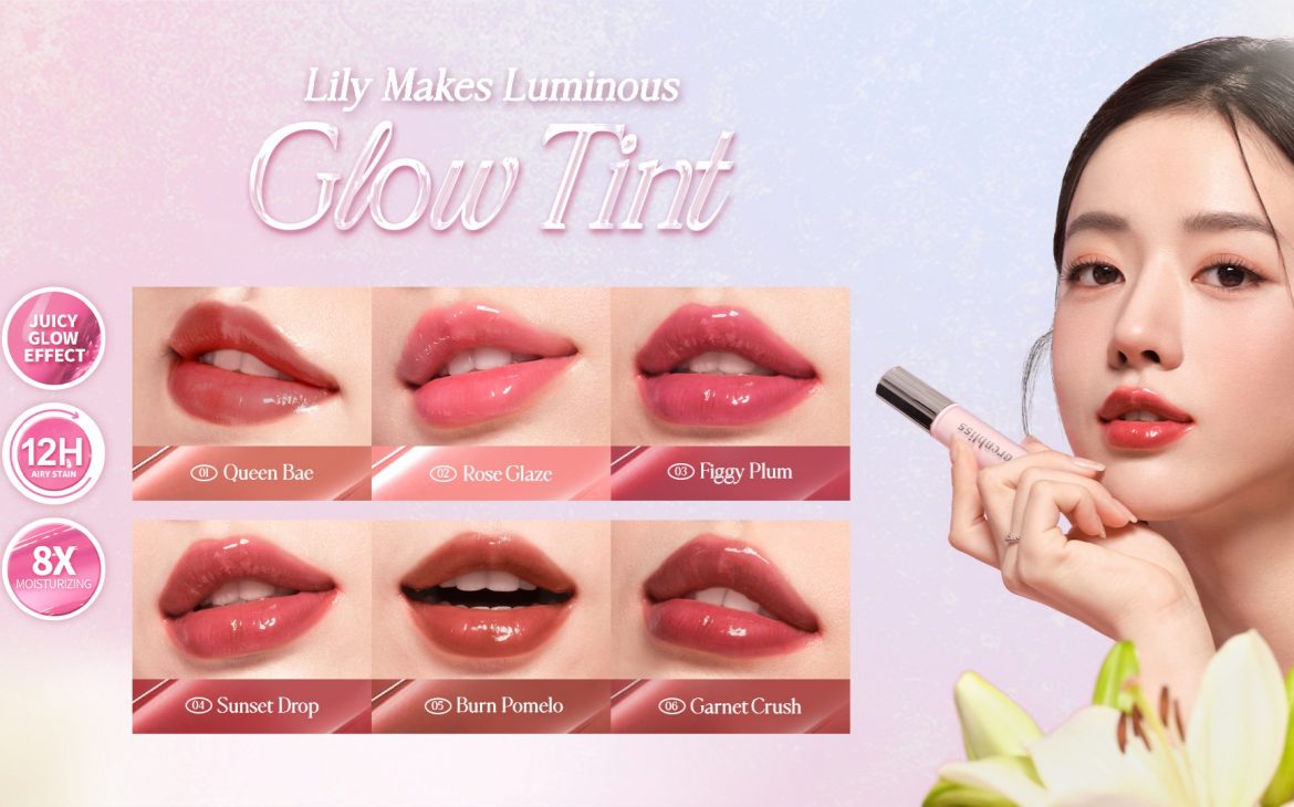 Lily Makes Luminous Glow Tint, barenbliss  Buka Rahasia Bibir Sehat Bercahaya Super Glossy