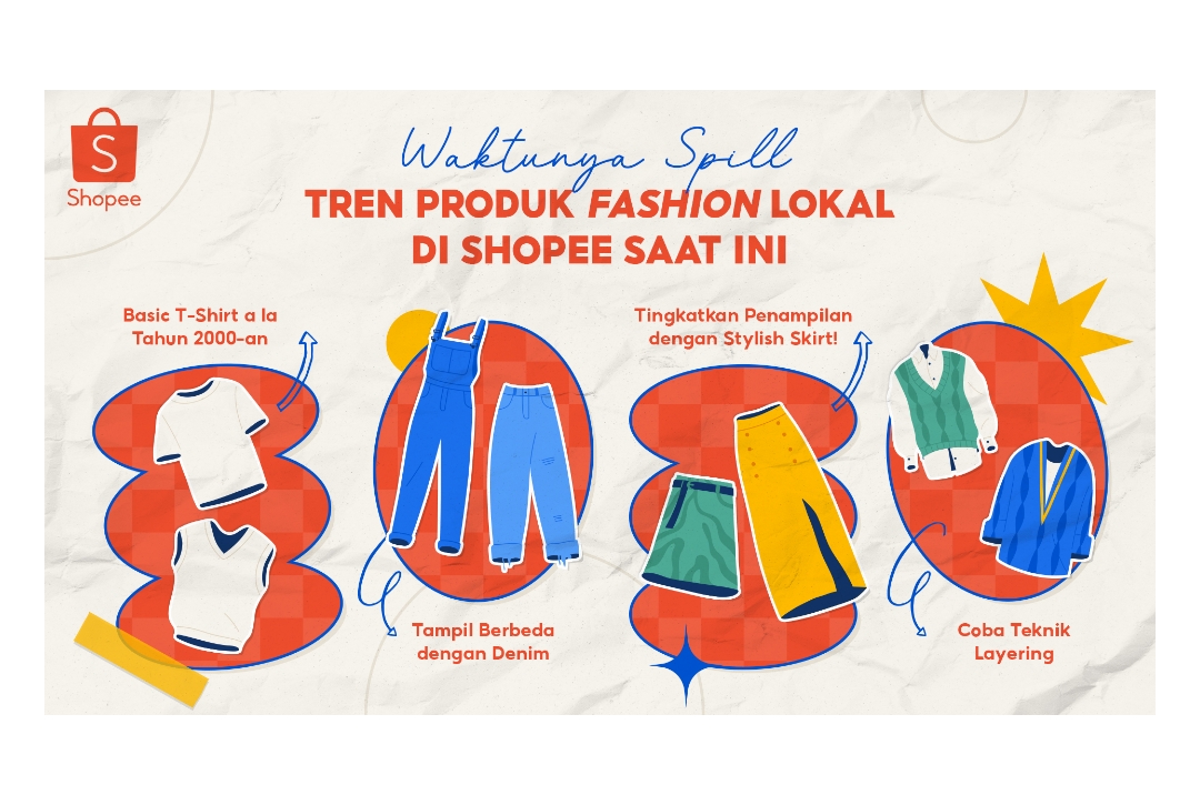 79th Indonesia!  Merdeka Produk Fashion Lokal di Shopee!