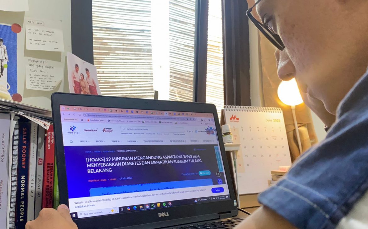 Hoaks Aspartam Kembali Viral: Bikin Panik dan Rusak Kepercayaan Publik