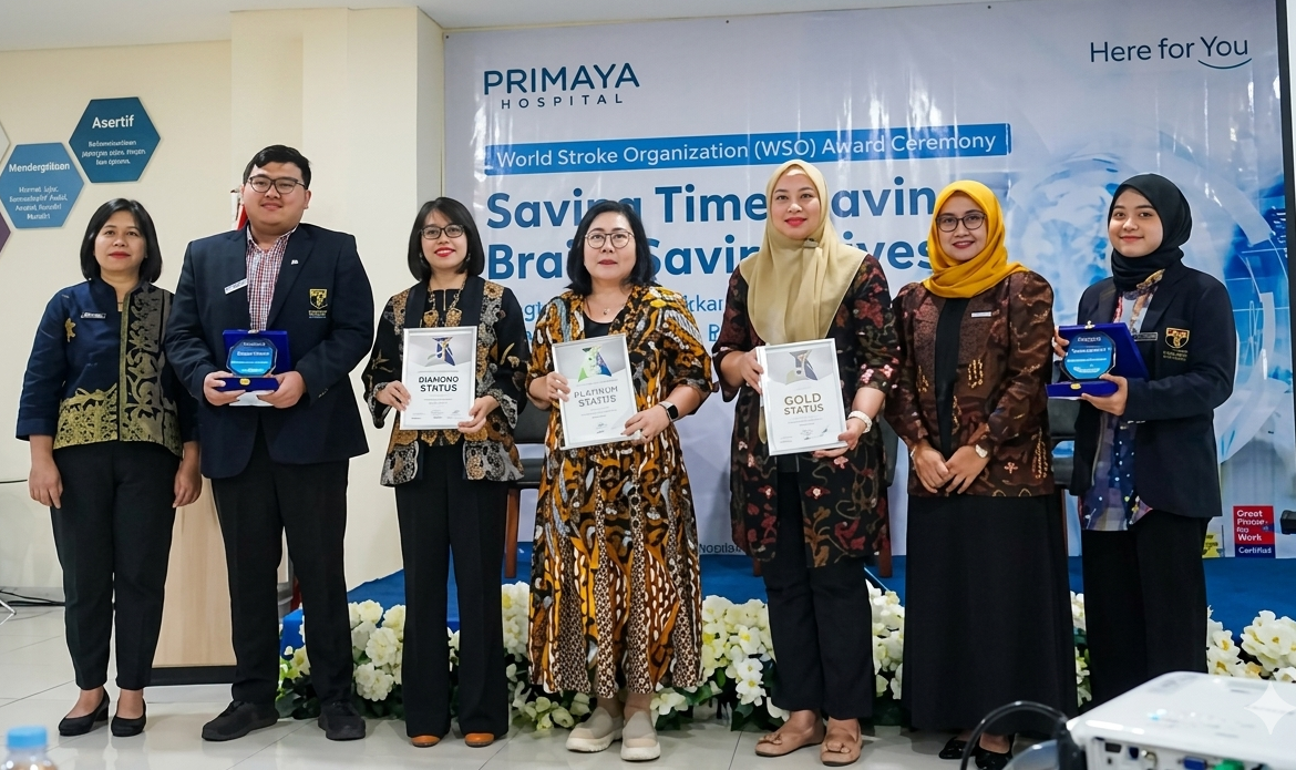 Tiga Rumah Sakit Primaya Dianugerahi WSO Angels Award atas Keunggulan Layanan Stroke