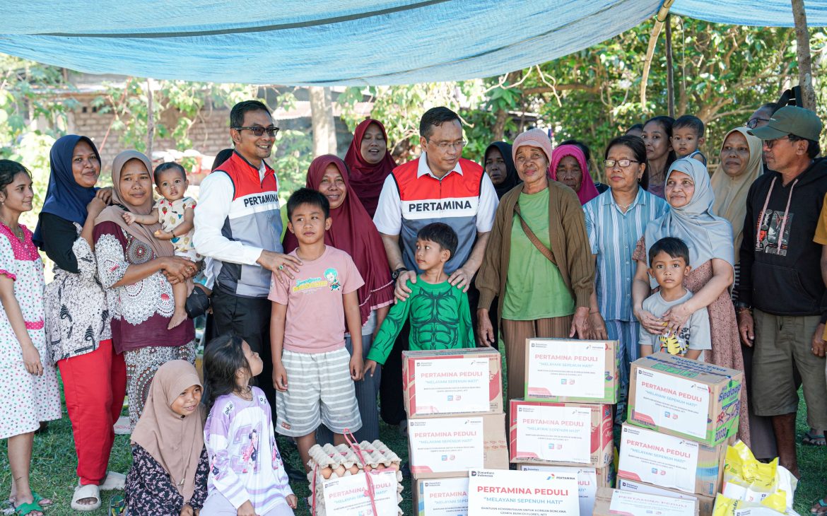 Uluran Tangan Pertamina Membasuh Duka Warga Gempa di NTT