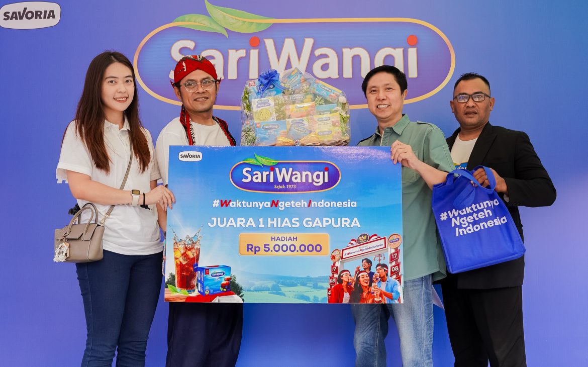 SariWangi Bangkitkan Semangat Gotong Royong Menyatukan Indonesia di Perayaan Kemerdekaan RI Ke-81 Melalui Lomba Hias Gapura