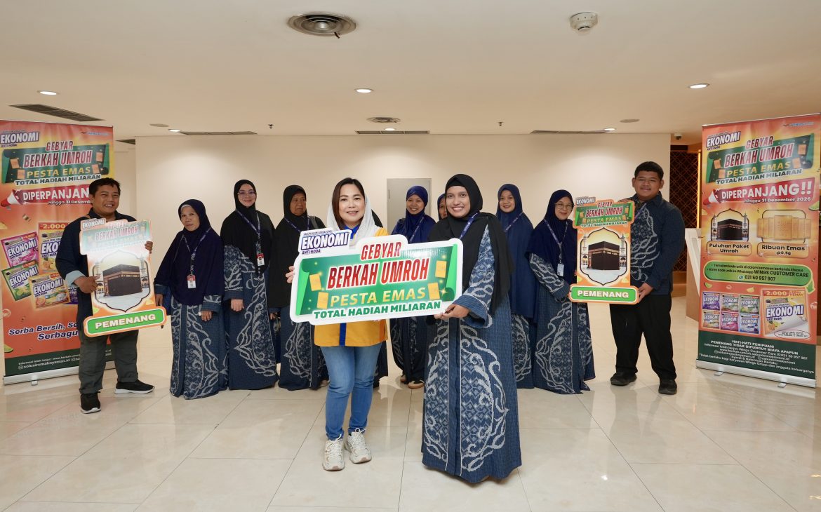Wujudkan Semangat ‘Dari Mencuci Bisa ke Tanah Suci’, Sabun Krim EKONOMI Berangkatkan 11 Pemenang Umroh