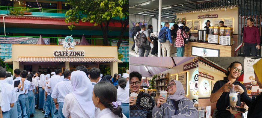 Rayakan Hari Kopi Sedunia, TOP Coffee Berikan Rasa #SerasaDiCafe ke 4 Kota dan Bagikan Lebih dari 10.000 Kopi Gratis