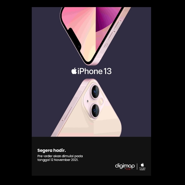 iPhone 13 Siap Hadir di Seluruh Gerai Digimap Indonesia