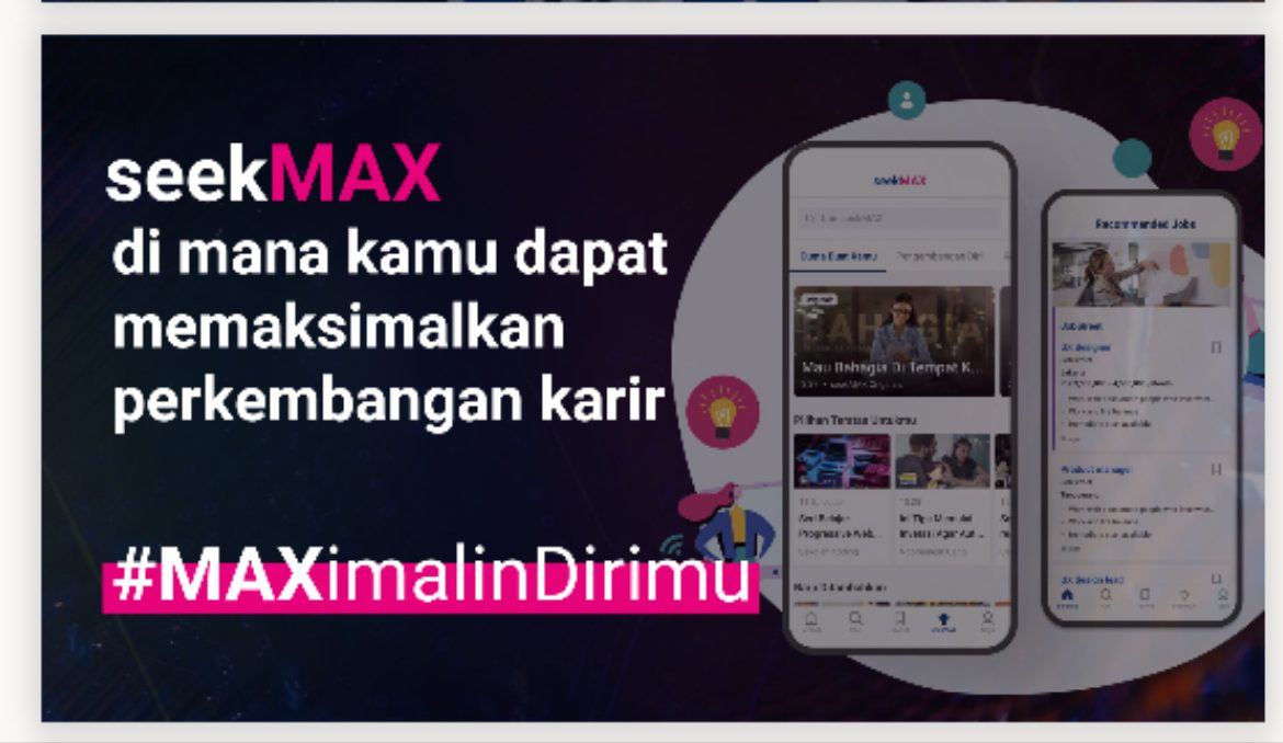 JobStreet Milik SEEK Hadirkan “seekMAX” Platform e’dukasi Gratis Terbesar di Indonesia