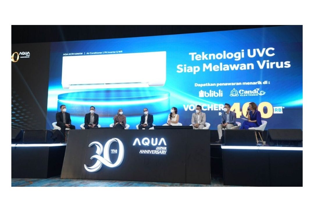 30 Tahun Bersama Indonesia, AQUA Japan Hadirkan AC Sekaligus Air Purifier Untuk Kualitas Udara Sejuk dan Sehat  