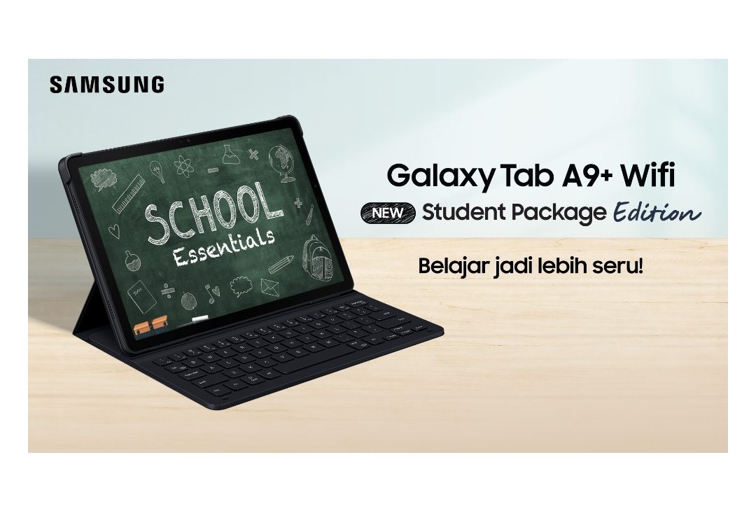 Galaxy Tab A9+ Student Package Edition, Tablet Belajar Unggulan untuk Anak