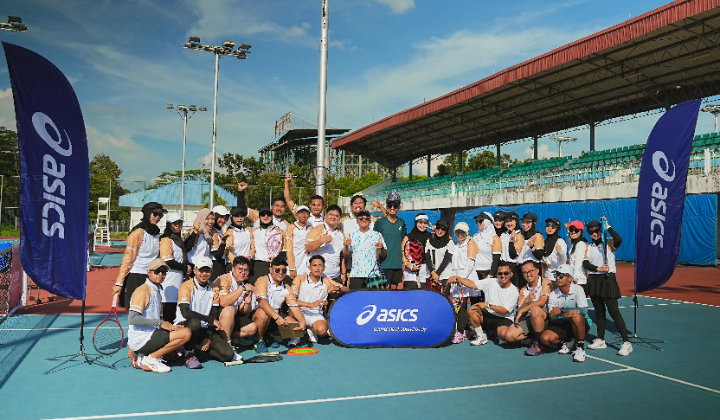 ASICS Tennis Drive 2025 Nyalakan semangat sound Mindsound Body ke 5 kota besar di sumatra