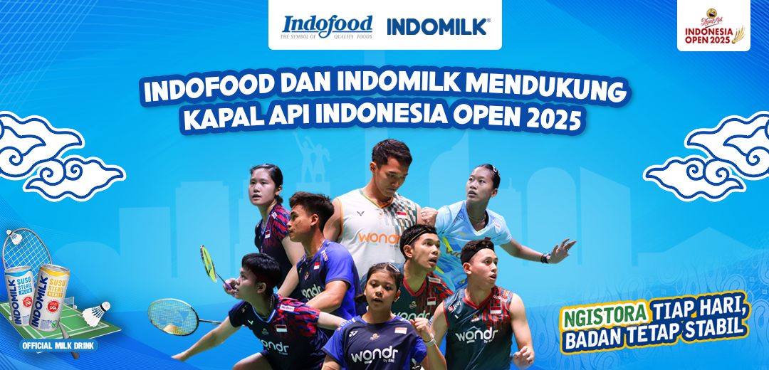 Indofood dan Indomilk Kembali Dukung Indonesia Open 2025
