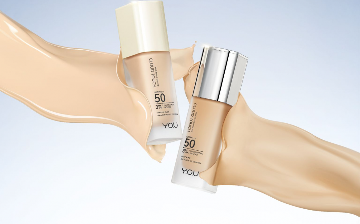 Y.O.U Luncurkan Dua Varian Cloud Touch 3% Niacinamide Skin Tint, Tampil Natural-Flawless Tanpa Oksidasi