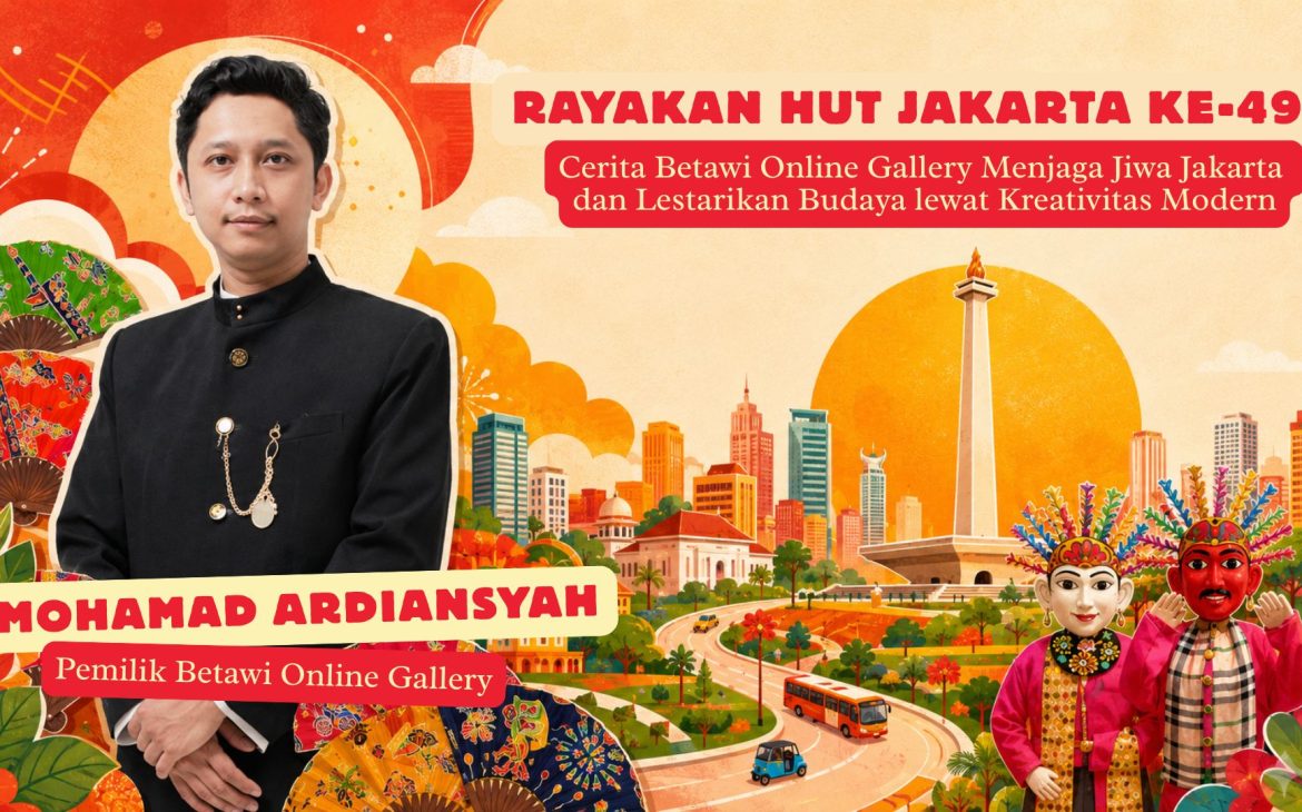 Memperingati HUT Jakarta ke-499, Cerita Pemuda Betawi Jaga Jiwa Jakarta & Lestarikan Budaya lewat Betawi Online Gallery di Shopee