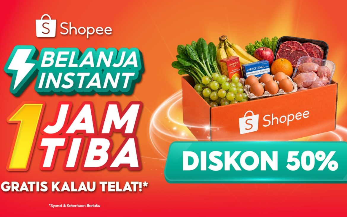 Shopee Luncurkan Belanja Instant 1 Jam Tiba untuk Penuhi Kebutuhan Harian Pengguna